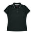 House of Uniforms The Cottesloe Polo | Ladies | Short Sleeve Aussie Pacific Black/White