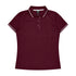 House of Uniforms The Cottesloe Polo | Ladies | Short Sleeve Aussie Pacific Maroon/White