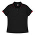 House of Uniforms The Currumbin Polo | Ladies | Plus | Short Sleeve Aussie Pacific Black/Red