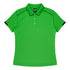 House of Uniforms The Currumbin Polo | Ladies | Short Sleeve Aussie Pacific Kawa Green/Black
