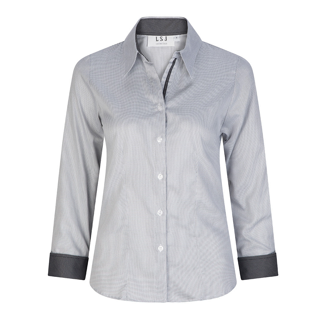 House of Uniforms The Newbury Shirt | Ladies | Long Sleeve LSJ Collection Grey