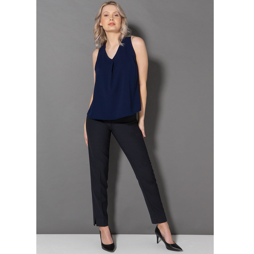 House of Uniforms The Slim Leg Low Rise Pant | Ladies | Poly Viscose LSJ Collection