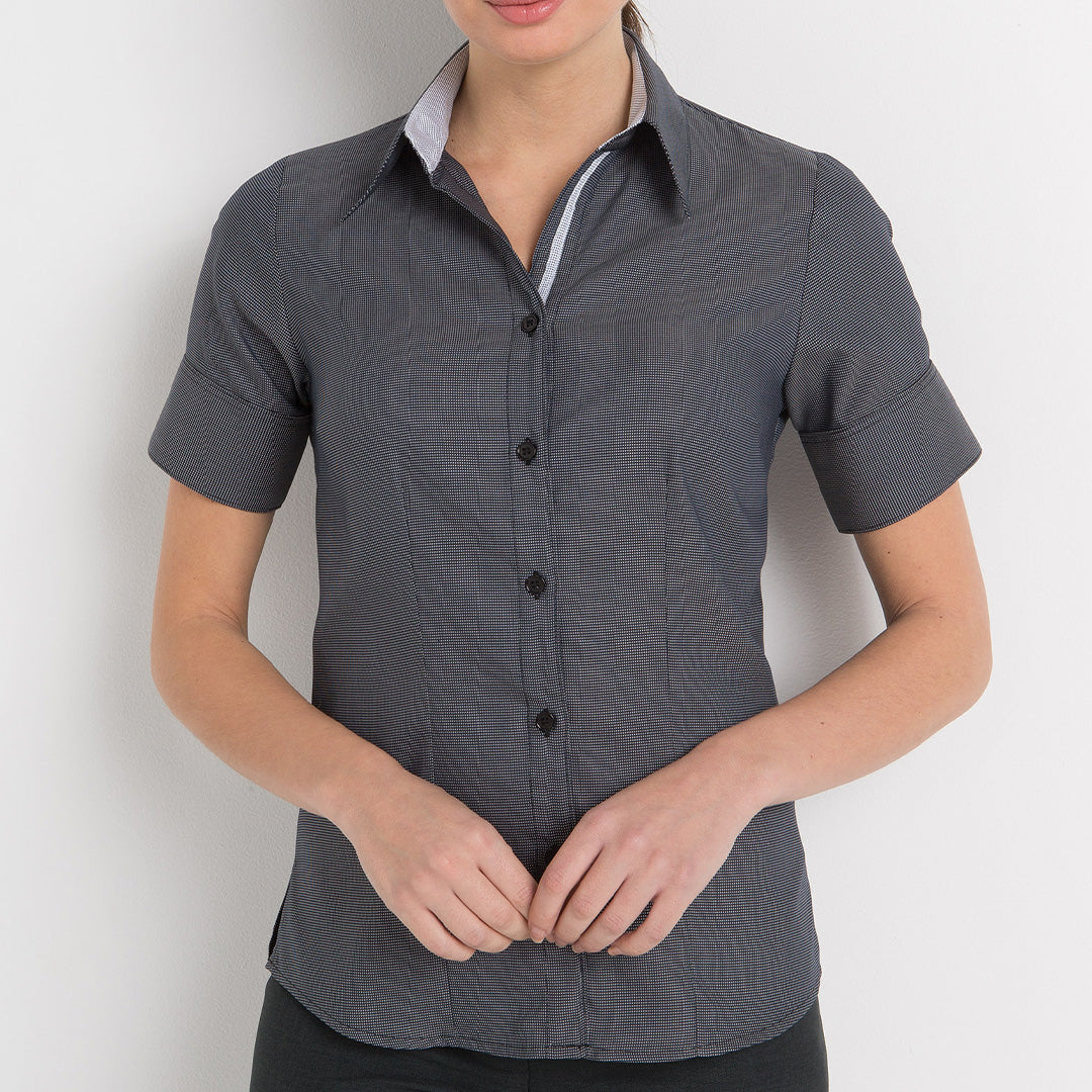 House of Uniforms The Newbury Shirt | Ladies | 1/2 Sleeve LSJ Collection