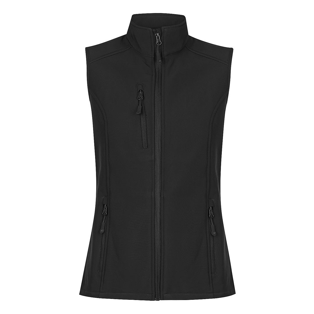 House of Uniforms The Olympus Vest | Ladies Aussie Pacific Black