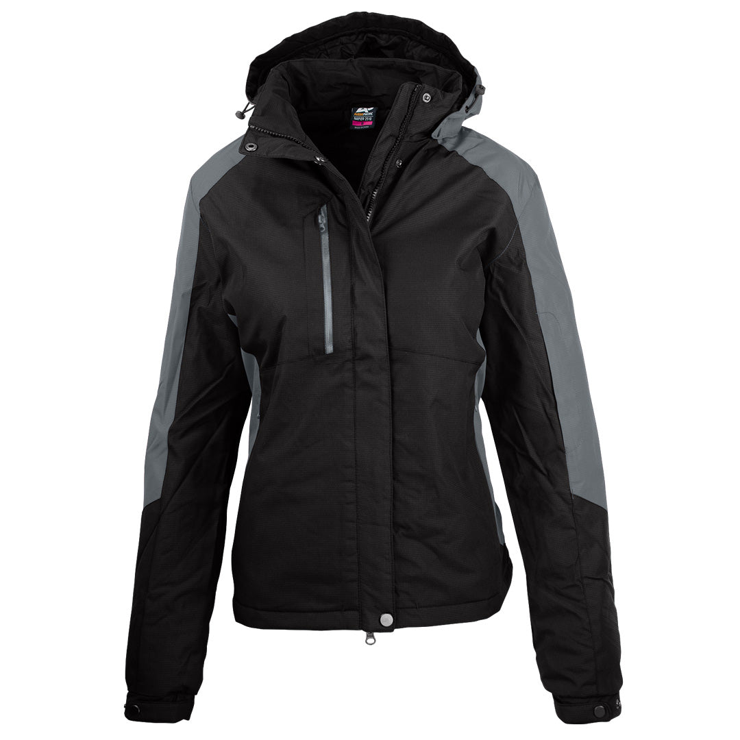 House of Uniforms The Napier Jacket | Ladies Aussie Pacific Black/Grey
