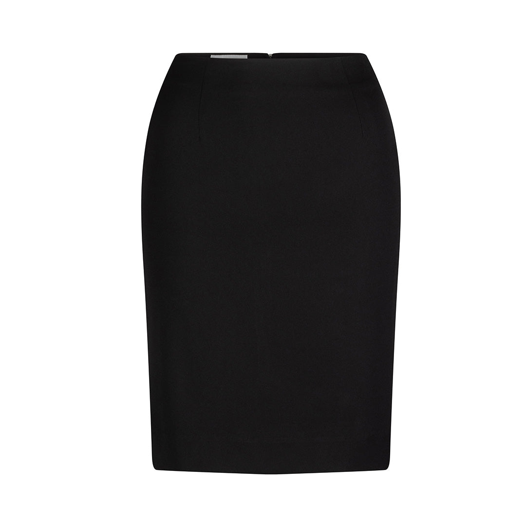 House of Uniforms The Knee Skimming Skirt | Micro Fibre LSJ Collection Black