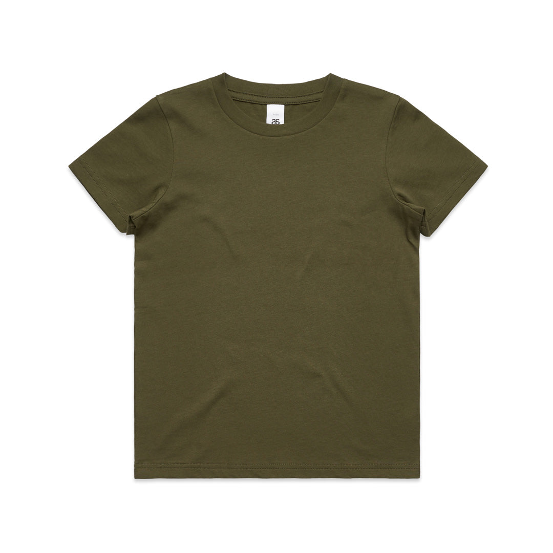 House of Uniforms The Youth Staple Tee | Short Sleeve AS Colour Army