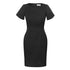 House of Uniforms The Cool Stretch Dress | Short Sleeve Biz Corporates Charcoal