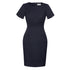 House of Uniforms The Cool Stretch Dress | Short Sleeve Biz Corporates Navy