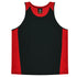 House of Uniforms The Premier Singlet | Kids Aussie Pacific Black/Red