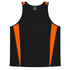 House of Uniforms The Eureka Singlet | Kids Aussie Pacific Black/Orange