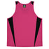 House of Uniforms The Eureka Singlet | Kids Aussie Pacific Pink/Black
