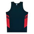 House of Uniforms The Tasman Singlet | Kids | Navy Base Aussie Pacific Navy/Red