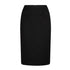 House of Uniforms The Mid Length High Rise Skirt | Micro Fibre LSJ Collection Black