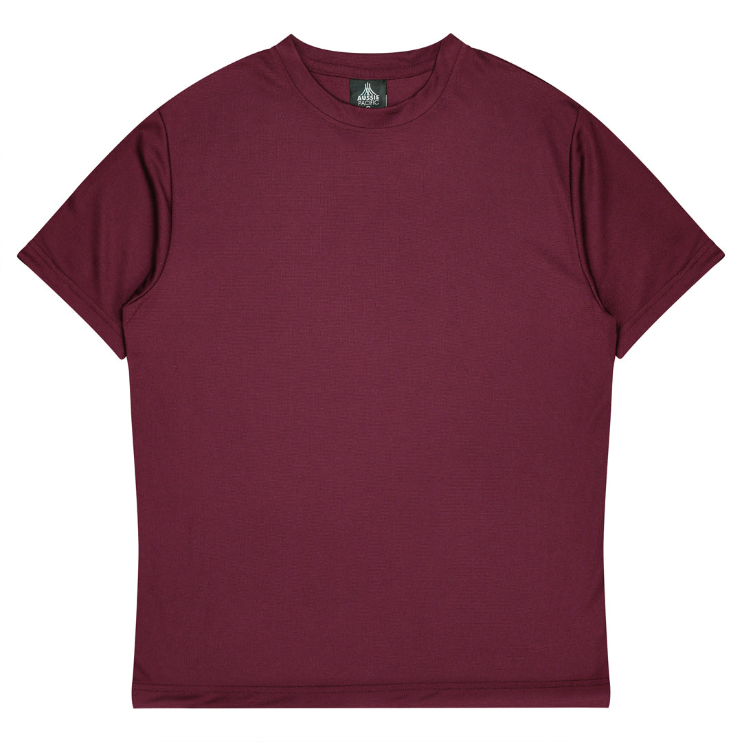 House of Uniforms The Botany Tee Shirt | Kids Aussie Pacific Maroon