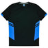 House of Uniforms The Tasman Tee | Kids | Short Sleeve | Black Base Aussie Pacific Black/Cyan