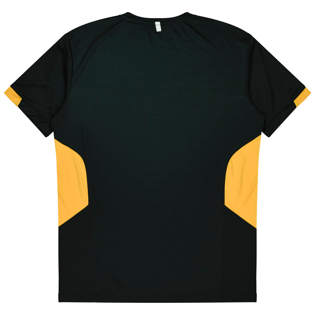 House of Uniforms The Tasman Tee | Kids | Short Sleeve | Black Base Aussie Pacific
