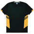 House of Uniforms The Tasman Tee | Kids | Short Sleeve | Black Base Aussie Pacific Black/Gold