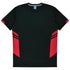 House of Uniforms The Tasman Tee | Kids | Short Sleeve | Black Base Aussie Pacific Black/Red
