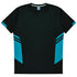 House of Uniforms The Tasman Tee | Kids | Short Sleeve | Black Base Aussie Pacific Black/Teal