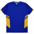 House of Uniforms The Tasman Tee | Kids | Short Sleeve | Blue Base Aussie Pacific Royal/Gold