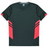 House of Uniforms The Tasman Tee | Kids | Short Sleeve | Grey Base Aussie Pacific Slate/Neon Pink