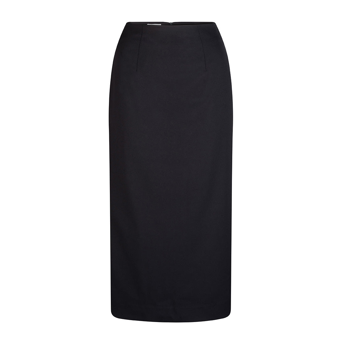 House of Uniforms The Ankle Length Skirt | Micro Fibre LSJ Collection Navy