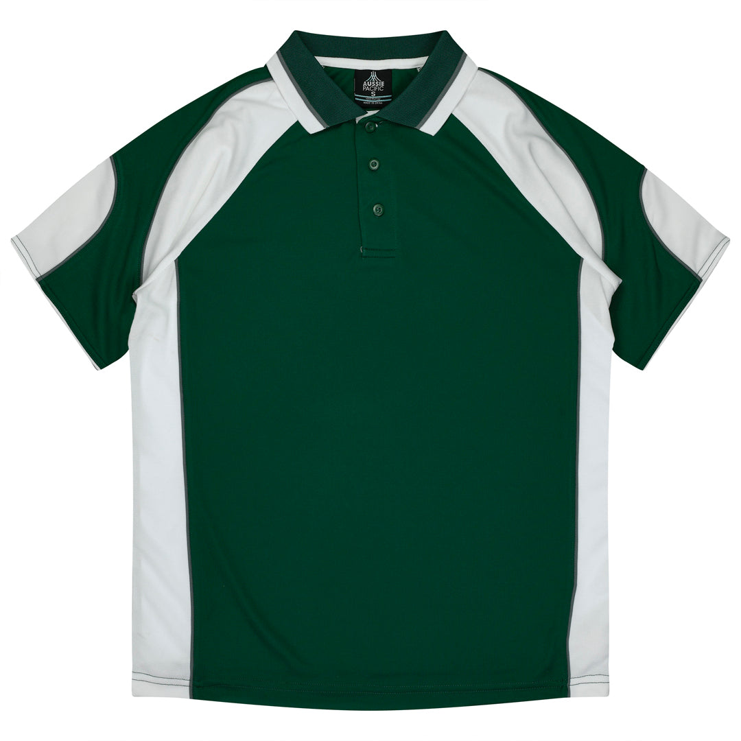 House of Uniforms The Murray Polo | Kids Aussie Pacific Bottle/White