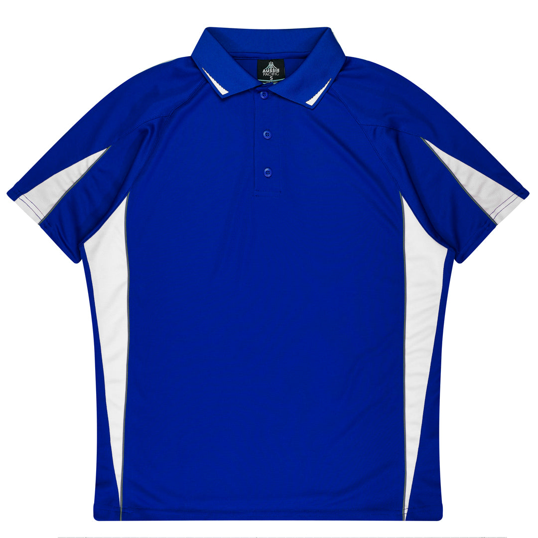 House of Uniforms The Eureka Polo Shirt | Kids Aussie Pacific Royal/White