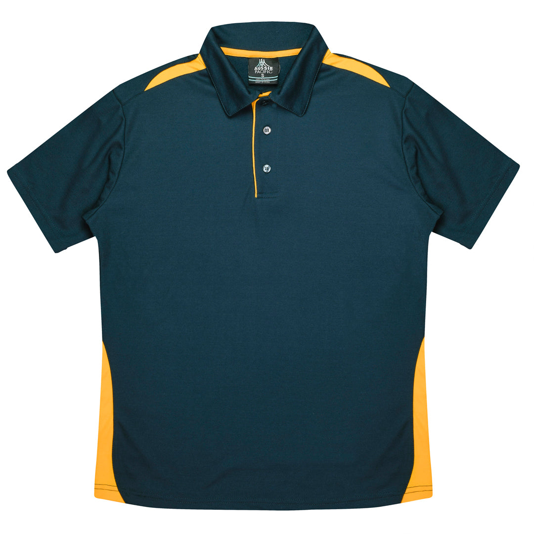 House of Uniforms The Paterson Polo Shirt | Kids Aussie Pacific Navy/Gold