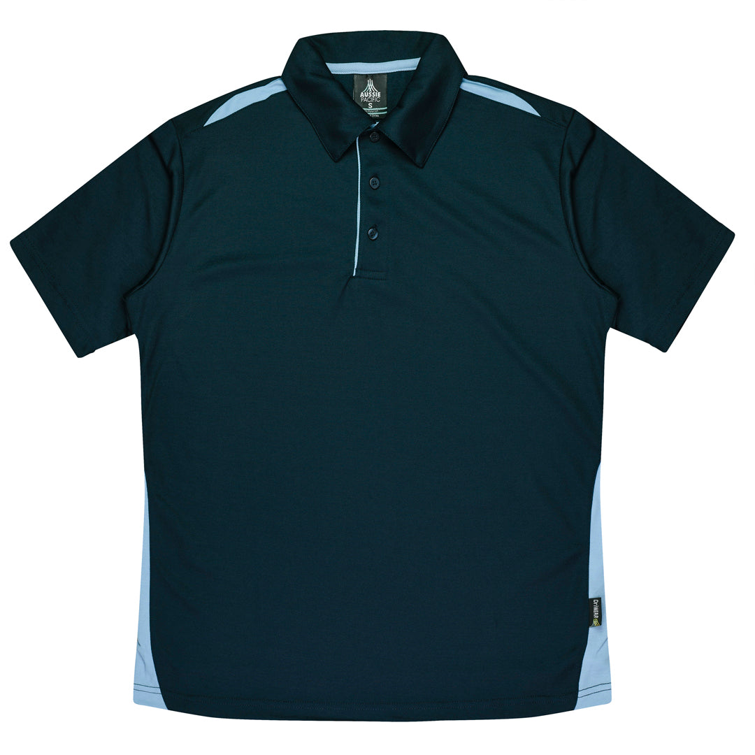 House of Uniforms The Paterson Polo Shirt | Kids Aussie Pacific Navy/Sky