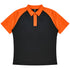 House of Uniforms The Manly Beach Polo | Kids | Short Sleeve Aussie Pacific Black/Orange