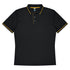 House of Uniforms The Cottesloe Polo | Kids | Short Sleeve Aussie Pacific Black/Gold