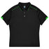House of Uniforms The Currumbin Polo | Kids | Plus | Short Sleeve Aussie Pacific Black/Green