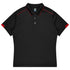 House of Uniforms The Currumbin Polo | Kids | Plus | Short Sleeve Aussie Pacific Black/Red