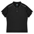 House of Uniforms The Currumbin Polo | Kids | Short Sleeve Aussie Pacific Black/White