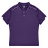 House of Uniforms The Currumbin Polo | Kids | Plus | Short Sleeve Aussie Pacific Purple/White