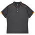 House of Uniforms The Currumbin Polo | Kids | Plus | Short Sleeve Aussie Pacific Slate/Neon Orange