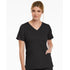 House of Uniforms The Matrix Double V Neck Top | Ladies Maevn Black