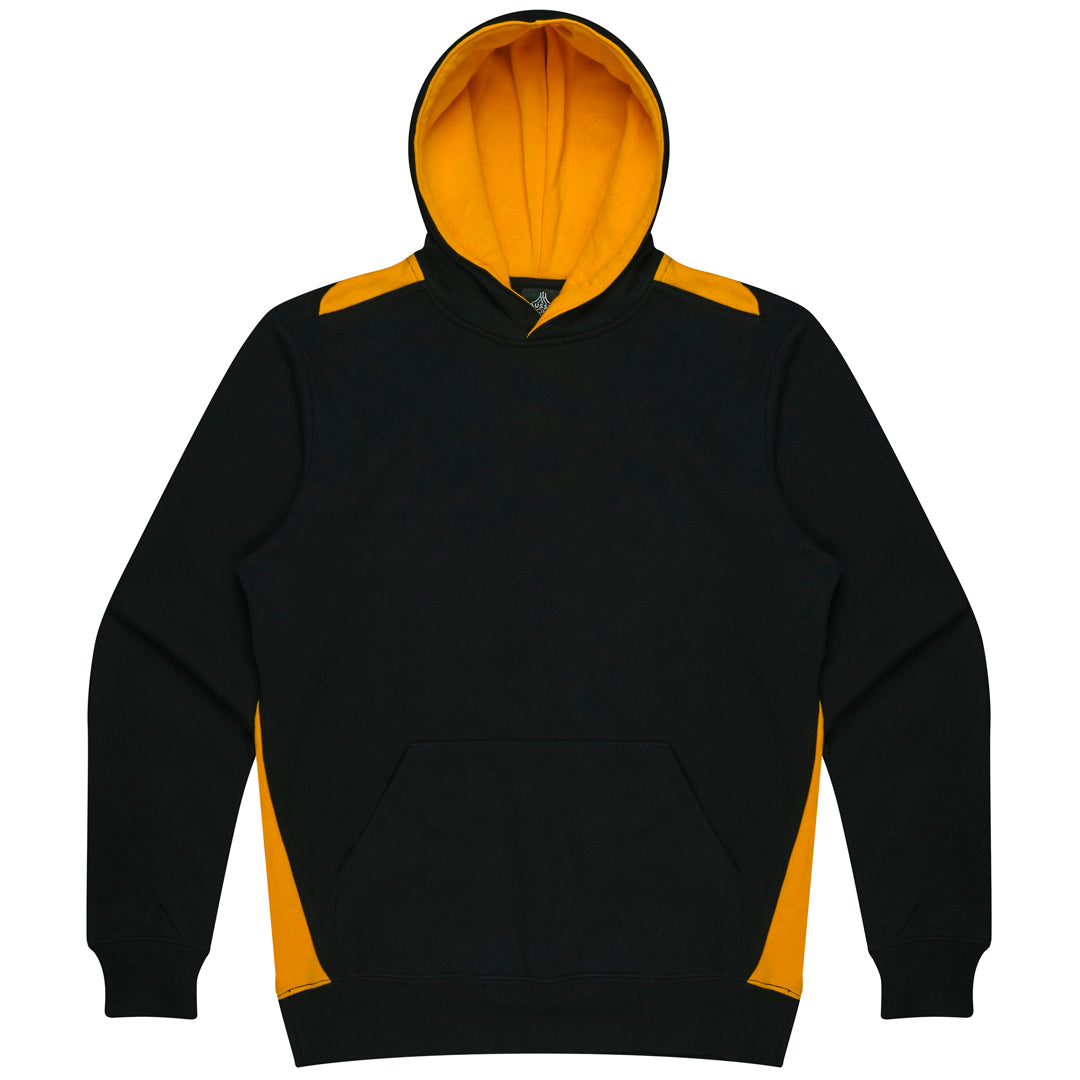 House of Uniforms The Paterson Hoodie | Kids Aussie Pacific Black/Gold