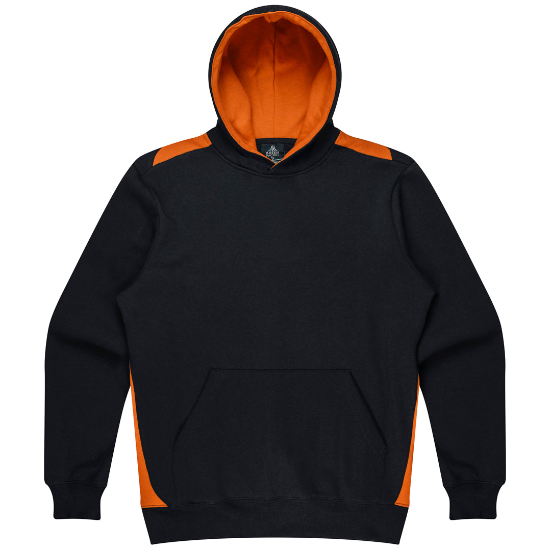 House of Uniforms The Paterson Hoodie | Kids Aussie Pacific Black/Orange