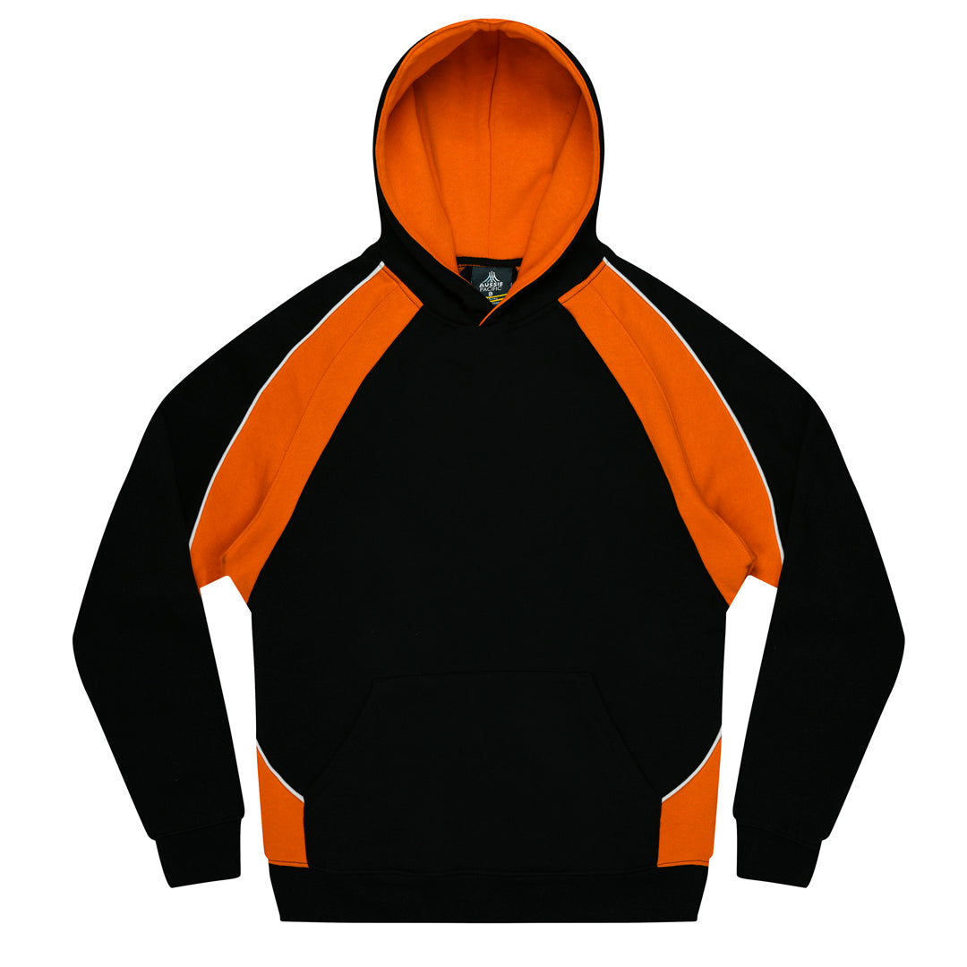 House of Uniforms The Huxley Hoodie | Kids Aussie Pacific Black/Orange/White