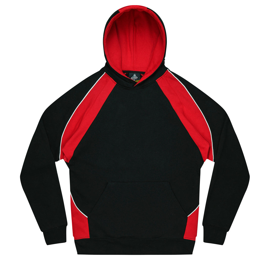 House of Uniforms The Huxley Hoodie | Kids Aussie Pacific Black/Red/White