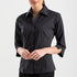 House of Uniforms The Richmond Shirt | Ladies | Short and 3/4 Sleeve John Kevin Black
