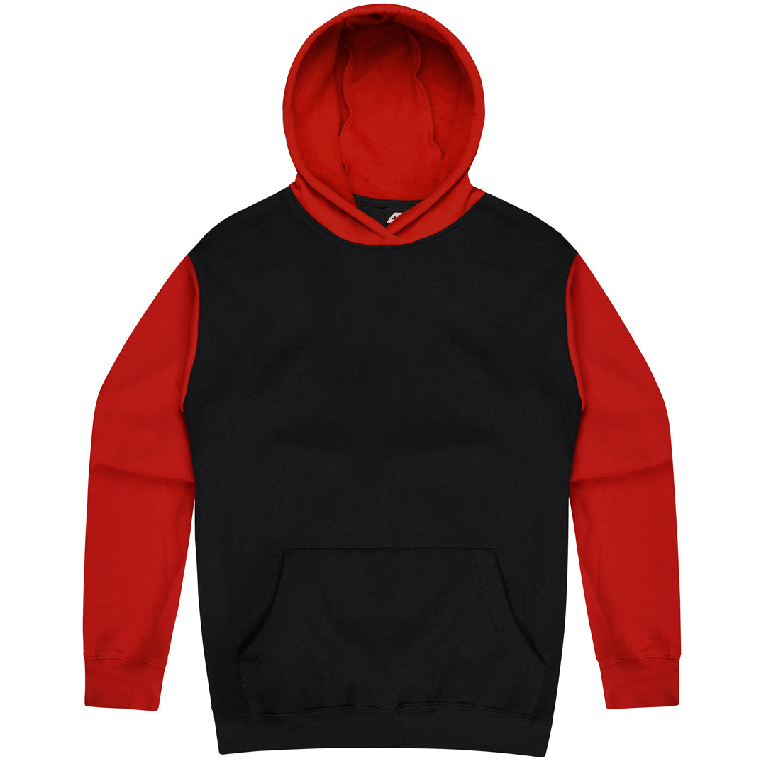 House of Uniforms The Monash Hoodie | Kids Aussie Pacific Black/Red