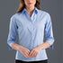 House of Uniforms The Colorado Shirt | Ladies | 3/4 Sleeve John Kevin Mid Blue
