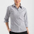 House of Uniforms The Luray Shirt | Ladies | 3/4 Sleeve John Kevin Grey
