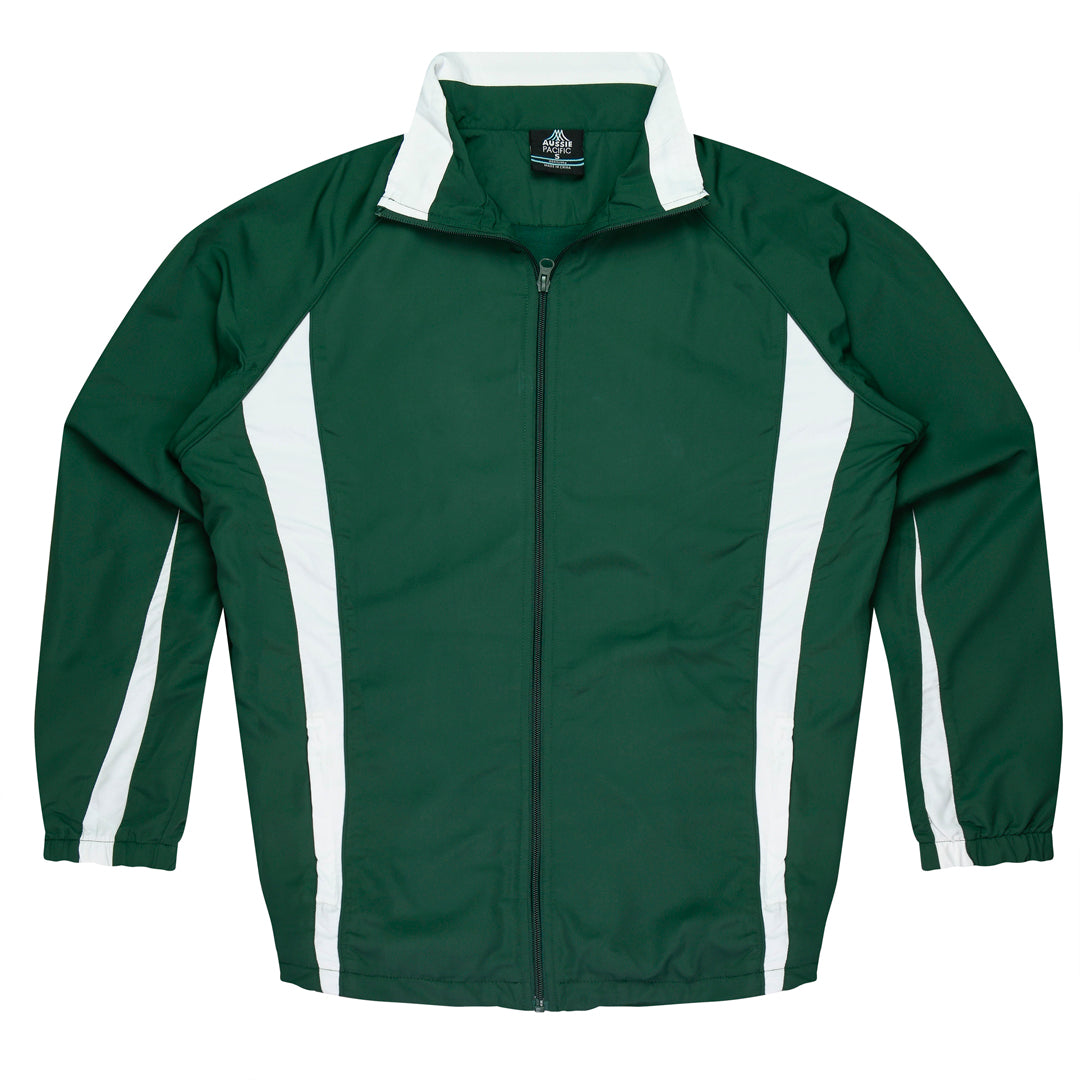 House of Uniforms The Eureka Track Top | Kids Aussie Pacific Bottle/White
