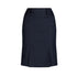 House of Uniforms The Kick Pleat Pocket Skirt | Poly Viscose LSJ Collection Navy