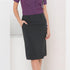 House of Uniforms The Kick Pleat Pocket Skirt | Mechanical Stretch LSJ Collection